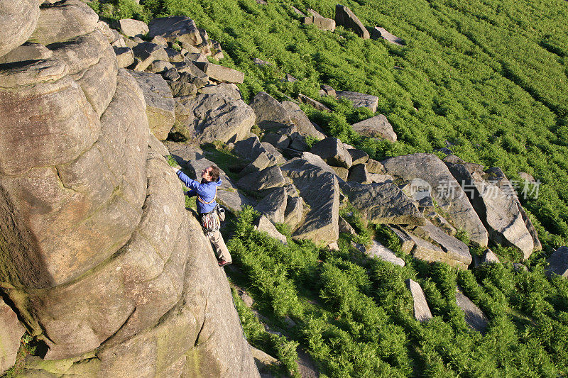 攀岩- Stanage